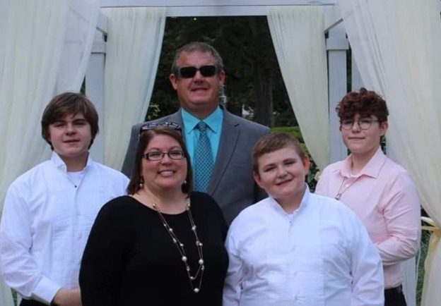 photo of the Elsberry Family, who are foster parents with Kids First